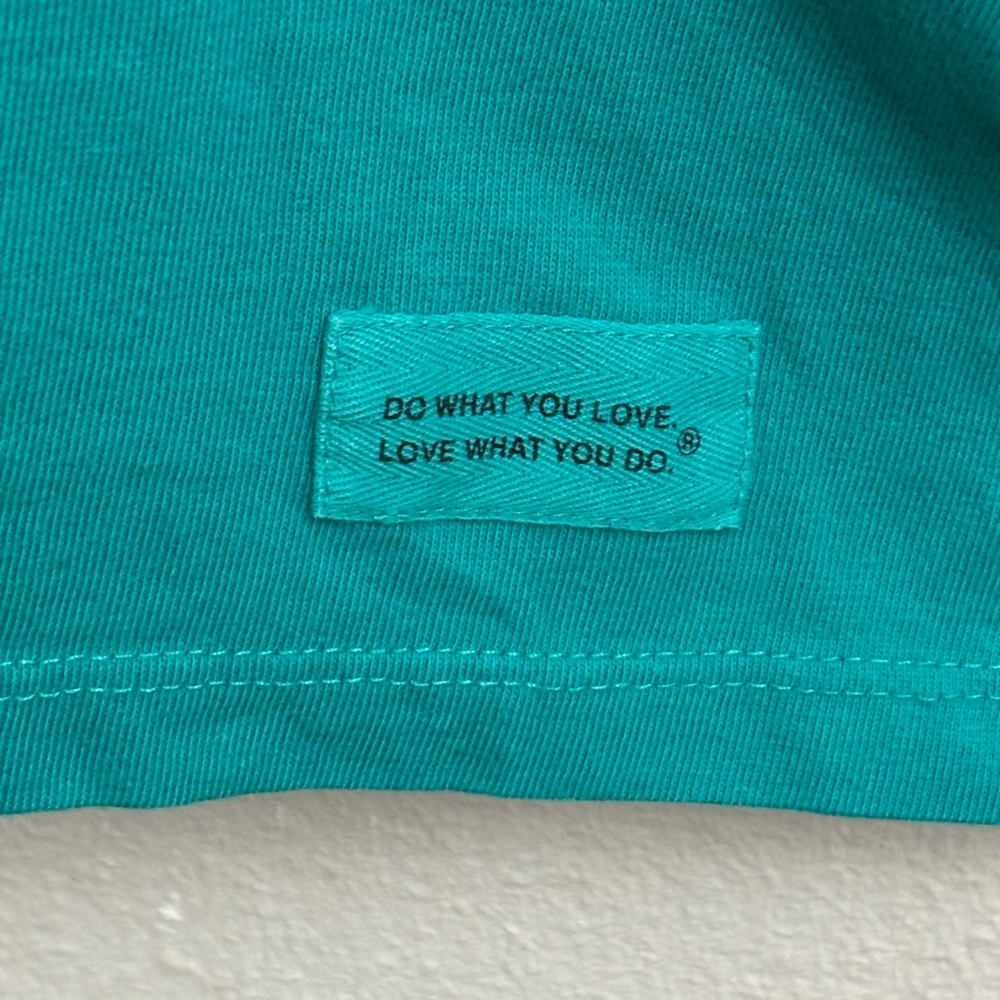 LIFE IS GOOD WMN LONG SLEEVE CRUSHER TEE 2X TEAL V NECK SIMPLIFY NORMCORE CASUAL - Picture 7 of 9